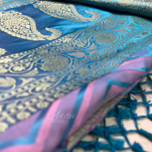 Load image into Gallery viewer, Two-Tone Art Silk Saree
