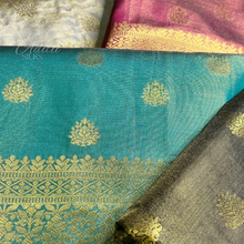 Load image into Gallery viewer, Subtle Gold Shimmer Silk Saree
