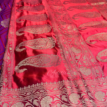 Load image into Gallery viewer, Two-Tone Art Silk Saree
