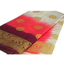 Load image into Gallery viewer, Banarasi Silk with Elephant Print Saree
