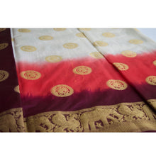 Load image into Gallery viewer, Banarasi Silk with Elephant Print Saree
