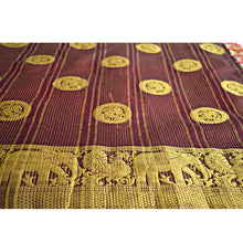 Load image into Gallery viewer, Banarasi Silk with Elephant Print Saree
