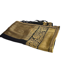 Load image into Gallery viewer, Fancy Art Silk Embroidered Saree with Ready Stitched Blouse
